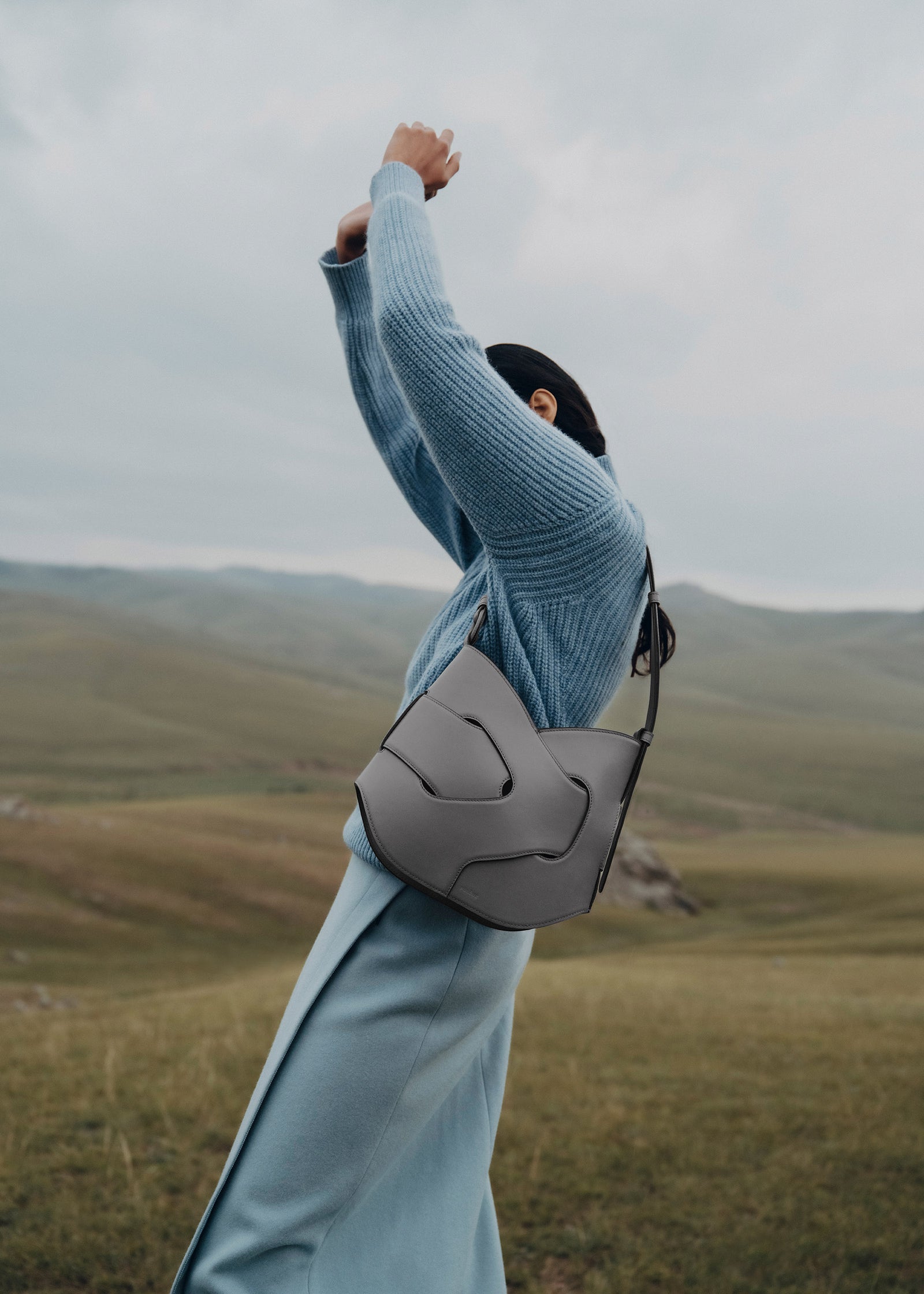 Polène Nodde Hobo Edition Smooth Stone