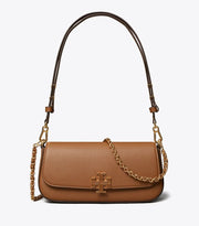 Tory Burch Britten Convertible Crossbody Forest Brown Kadın Deri Çanta