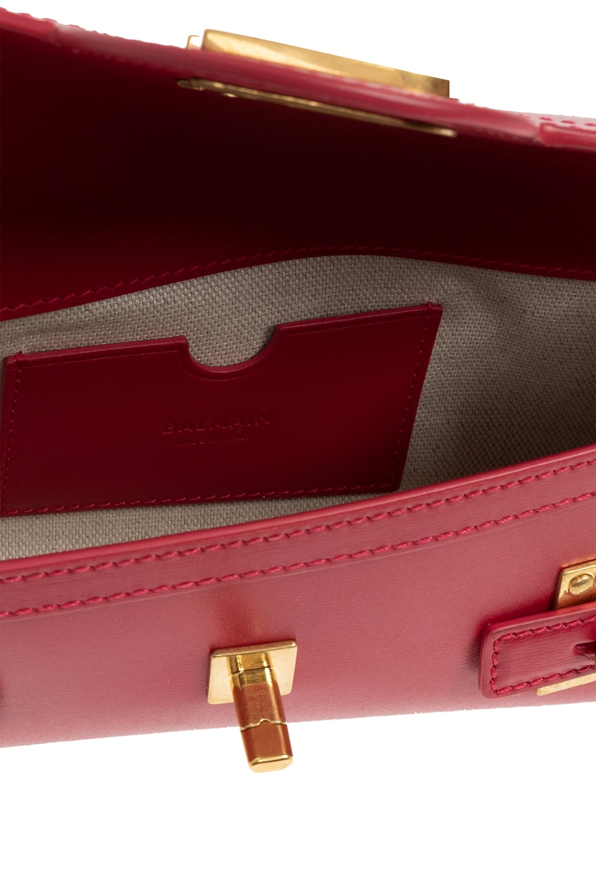 Balmain B-Buzz Pouch 23-Calfskin - Pink