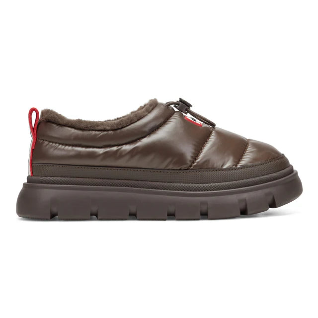Hunter Women's Madi Insulated Water Resistant Slip-on Mules - Dark Brown