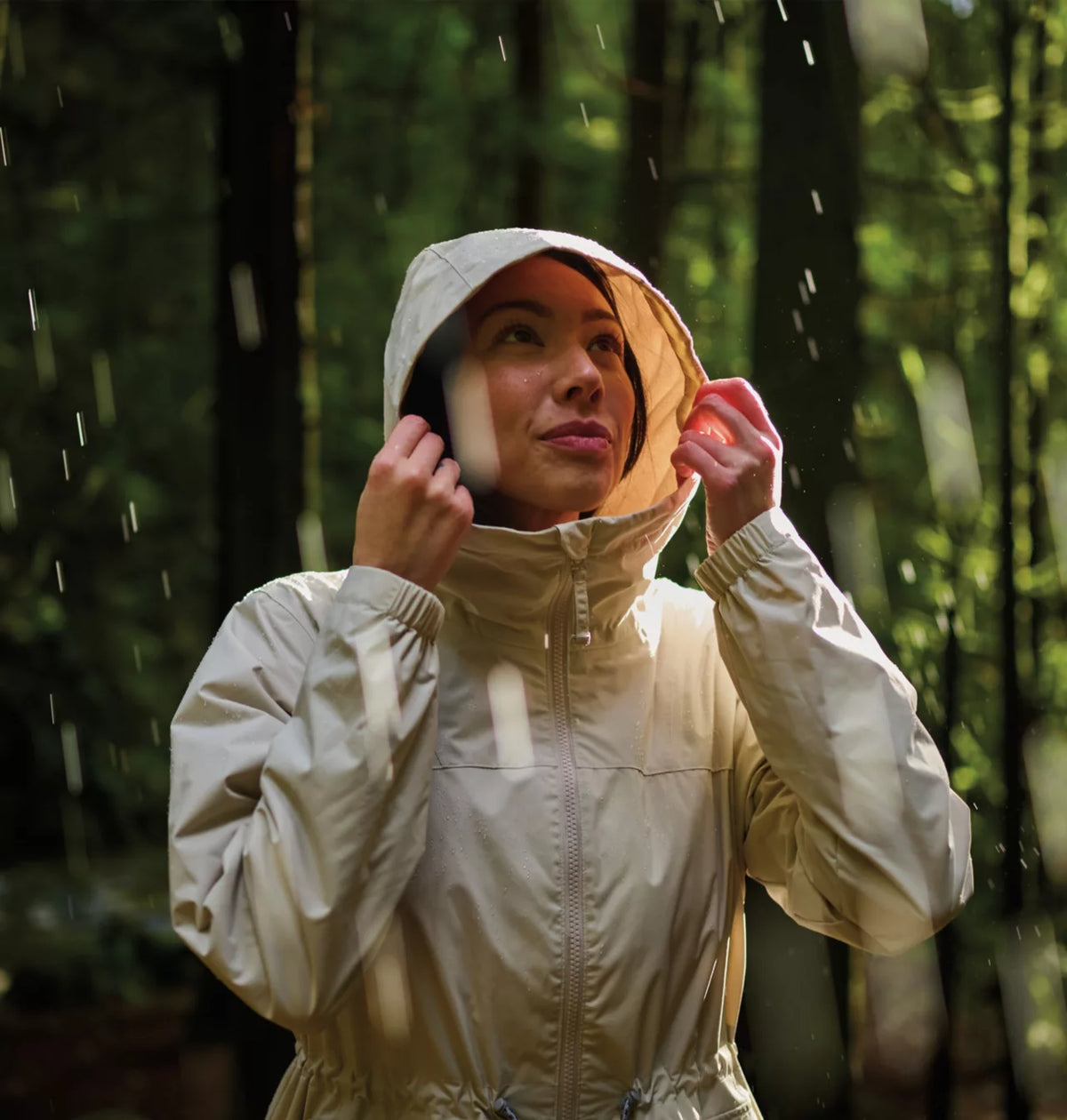 Columbia Women's Sweet Creek™ II Lined Rain Jacket -  Dark Stone
