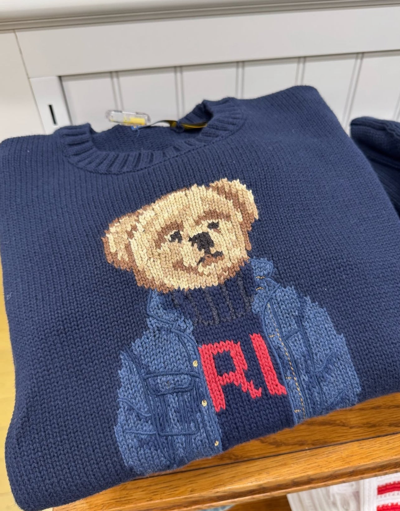 Ralph Lauren Bear Sweater Navy