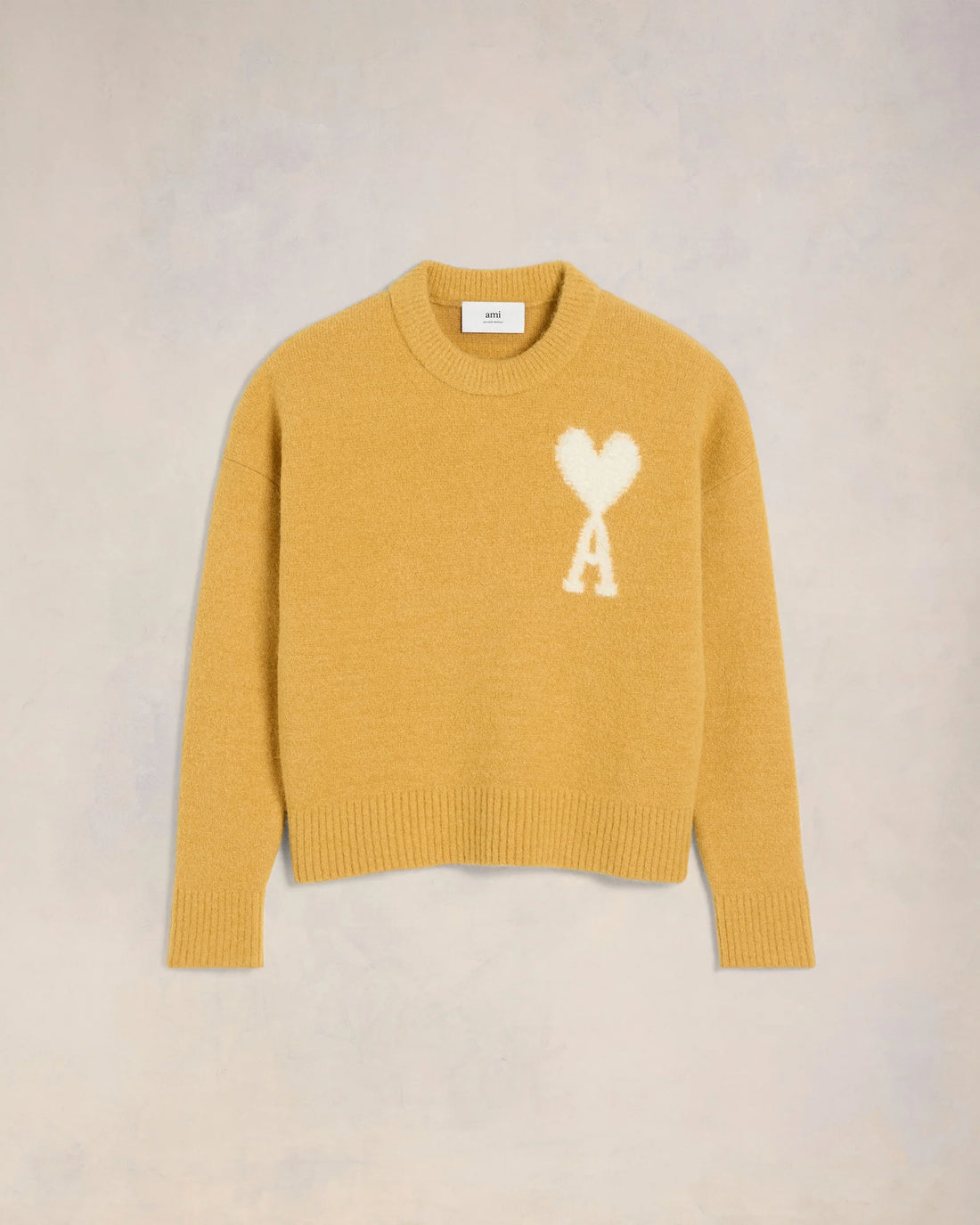 Ami Paris OFF-WHITE AMI DE COEUR CREW NECK SWEATER