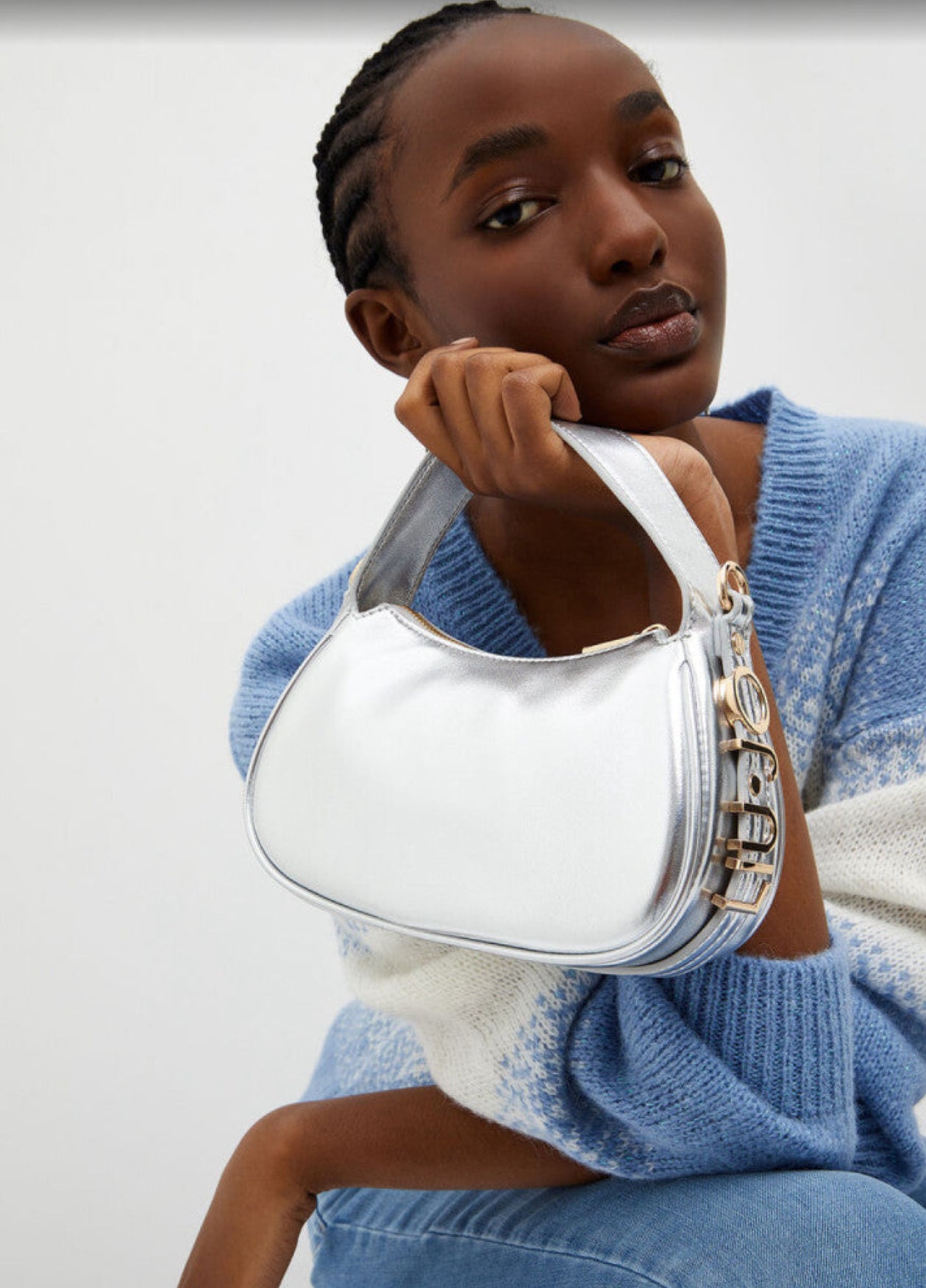 LIU JO Metalik Tote Kadın Çantası