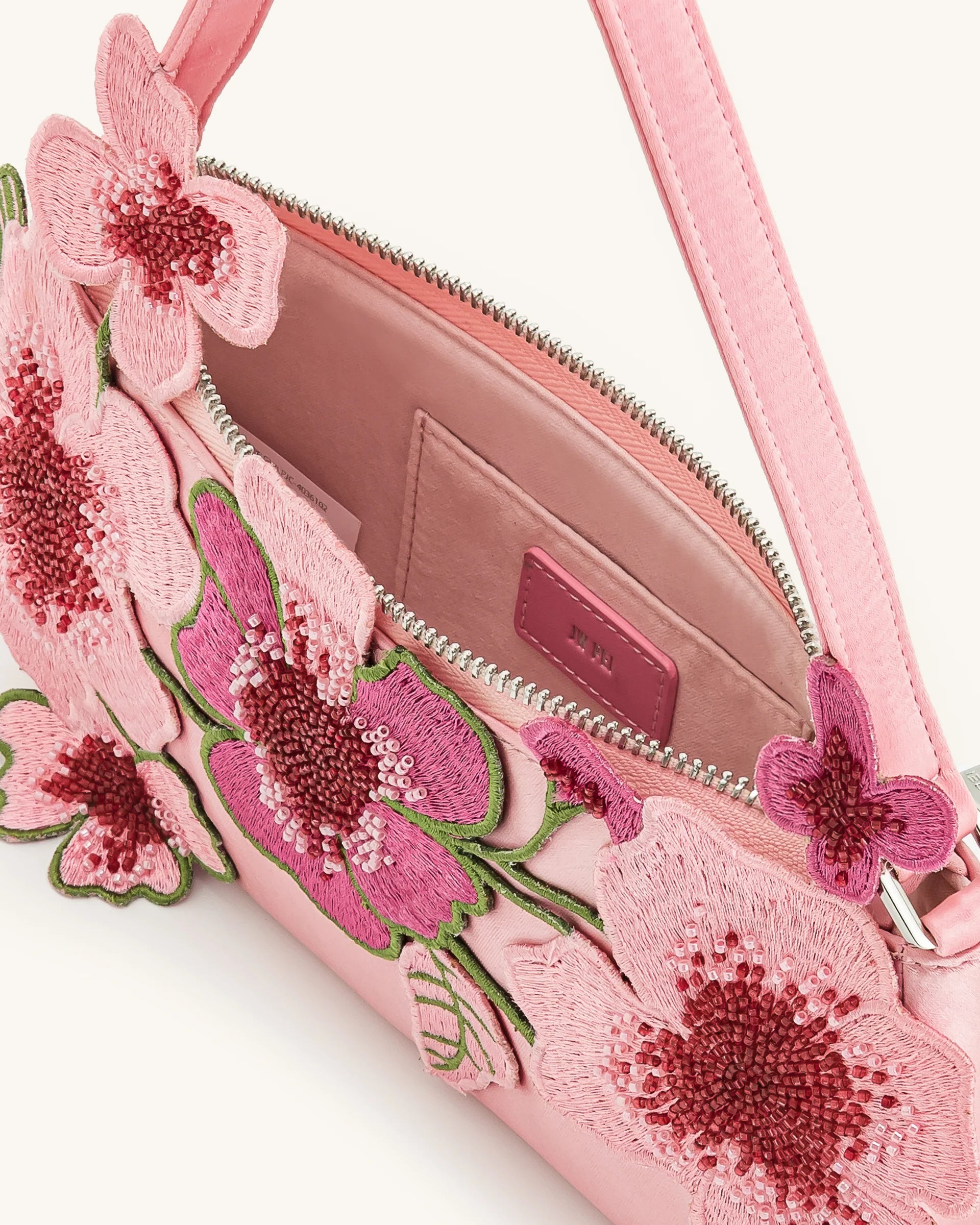 JW PEI Leona Bead Embellished Shoulder Bag - Pink – Kanadadan Kapına