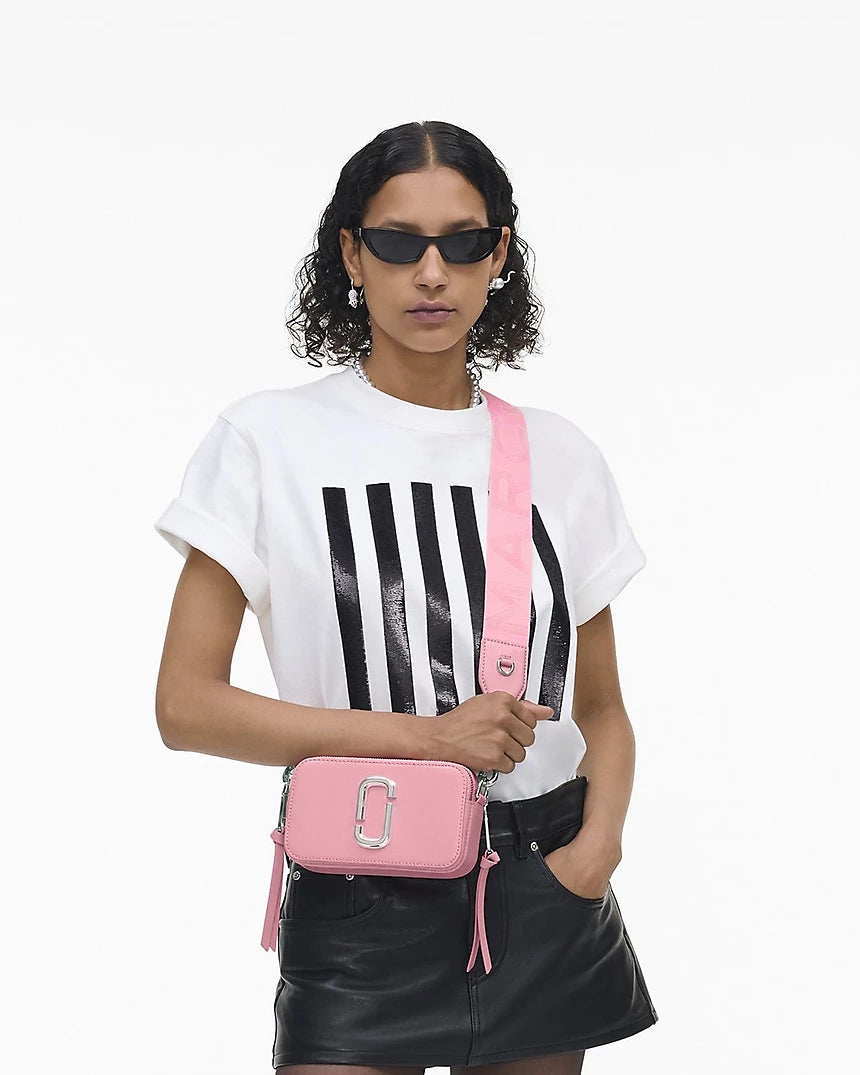 Marc Jacobs Snapshot Ribbon Pink Kadın Deri Çanta