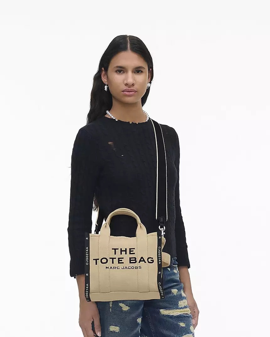 Marc Jacobs The Jacquard Small Tote Bag - Warm Sand - HEMEN TESLİMDE