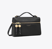 TORY BURCH SLIM ROMY TOP HANDLE BAG  - black