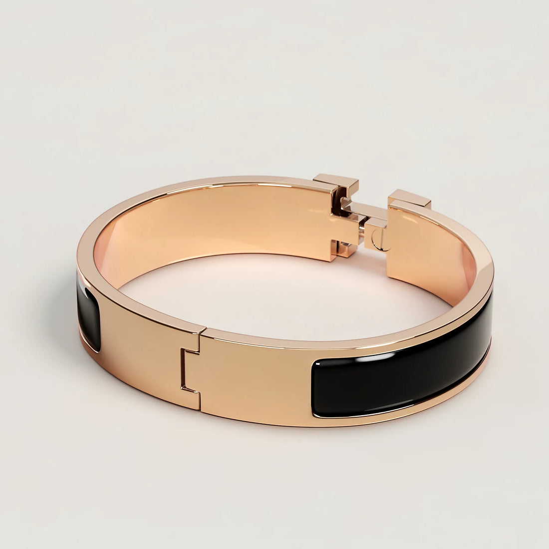 Hermes Clic H Bracelet Noir