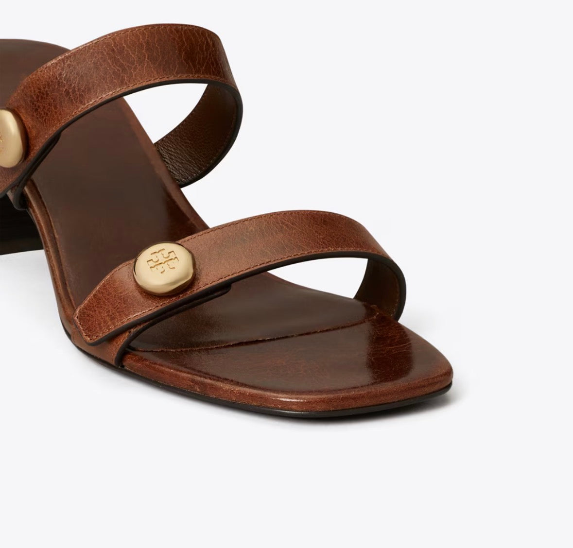 TORY BURCH ROMY CITY SANDAL  -  milk chocolate