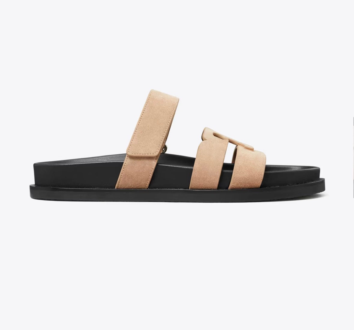 TORY BURCH INES SPORT SLIDE  - malva / perfect black