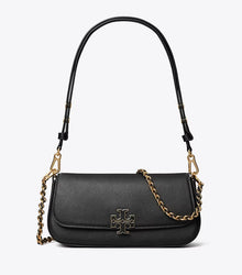 Tory Burch Britten Convertible Crossbody Black Kadın Deri Çanta