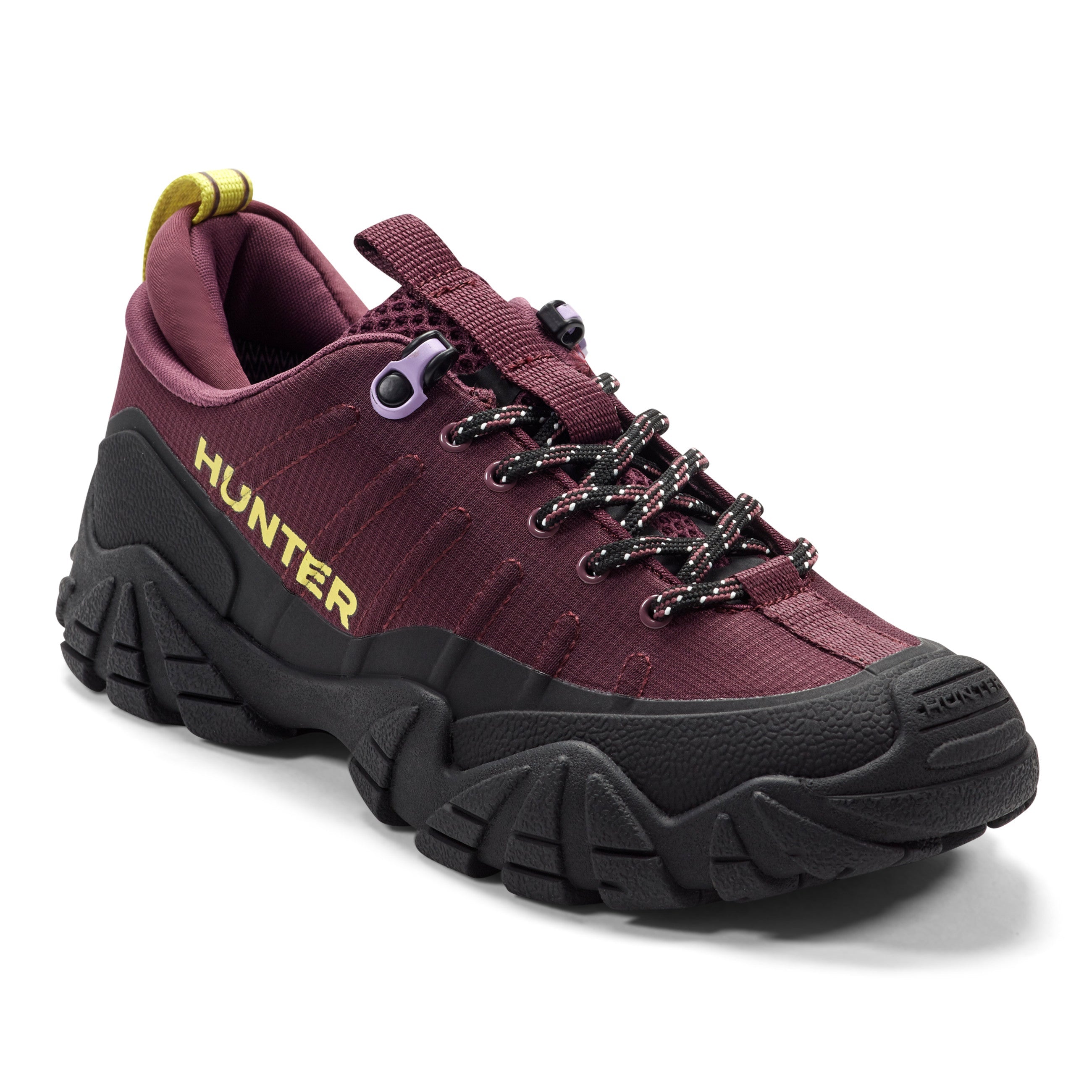 Hunter Women's Sara Casual Lace-up Waterproof Sneakers - Dark Purple