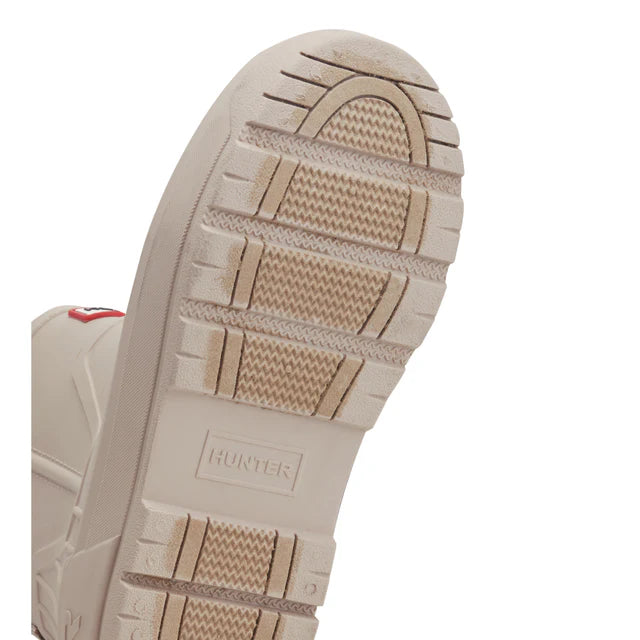 Hunter Women's Wales Waterproof Rain Booties - Light Natural