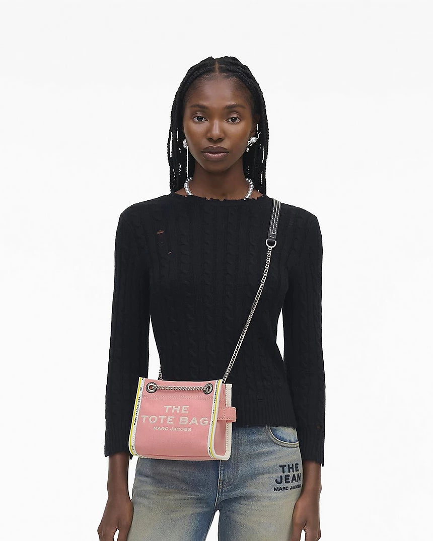 Marc Jacobs THE DENIM
CHAIN CROSSBODY TOTE BAG