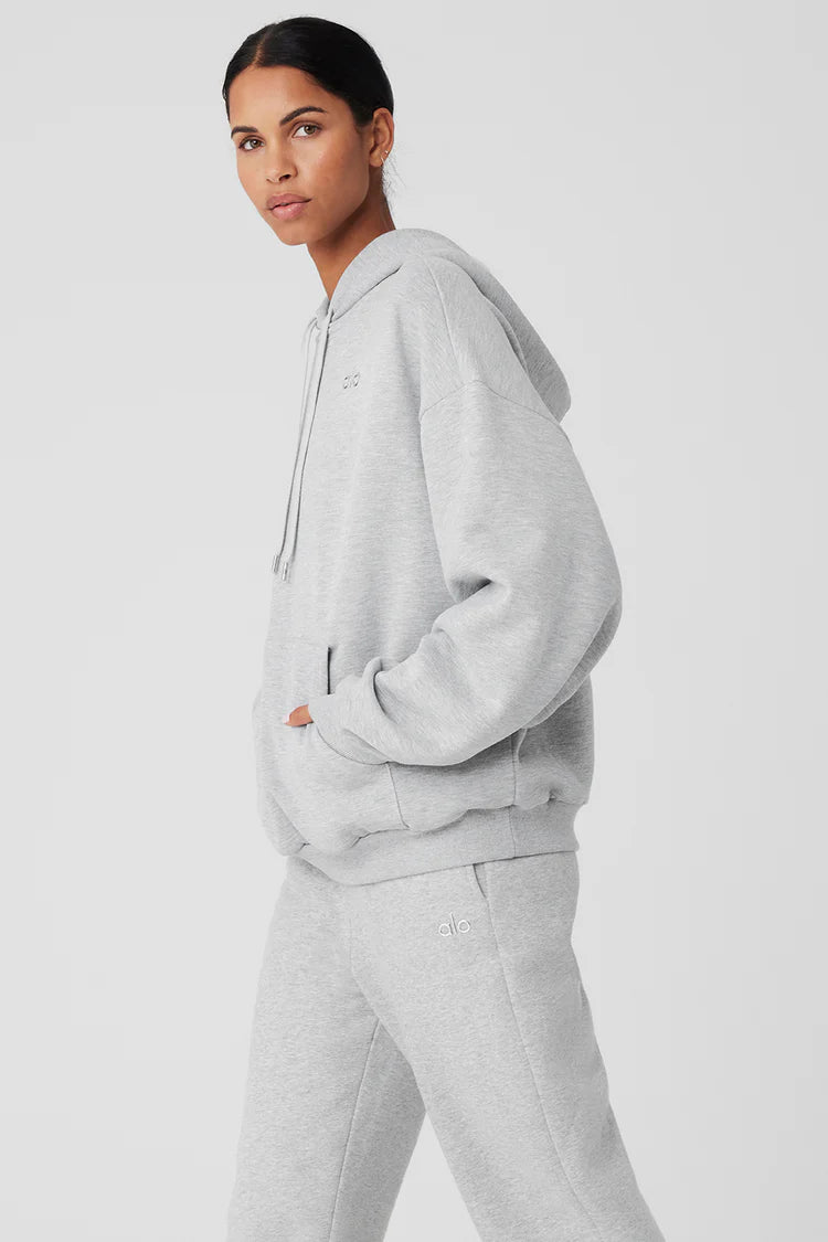 Alo Yoga Women's Accolade Hoodie - Athletic Heather Grey