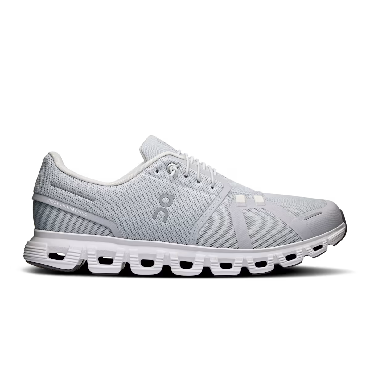 On Cloud Men Cloud 6 Wide  -  Glacier | White