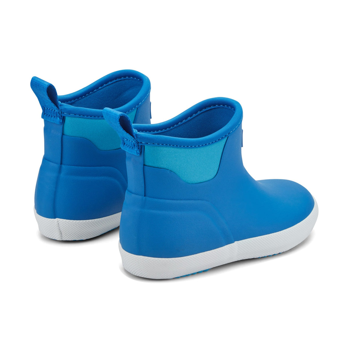 Hunter Little Kids Finley Pull On Waterproof Rain Boots-Aqua Flash