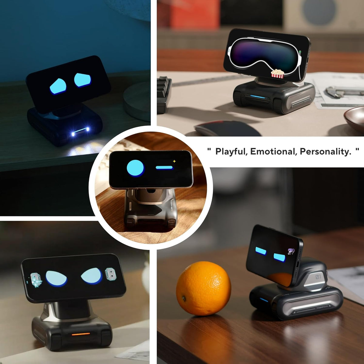 TangibleFuture LOOI Robot – Uzay Siyahı