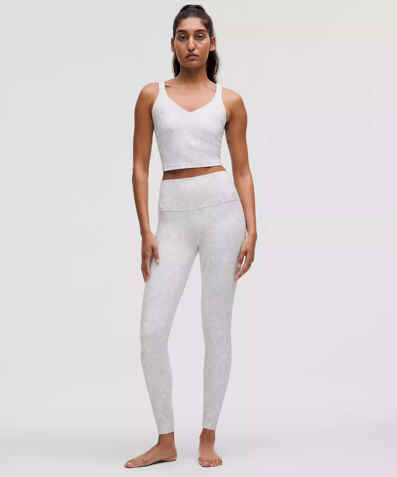 Lululemon Align Tank Top Light Support, A/B Cup   -  White Multi