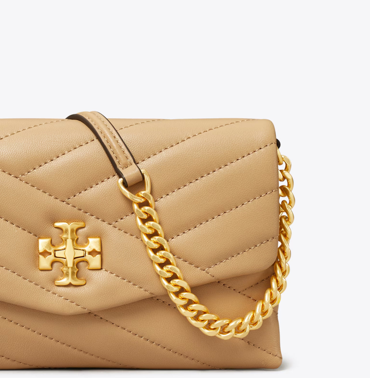 Tory Burch Kira Chevron Chain Wallet Kadın Deri Çanta- SEZON