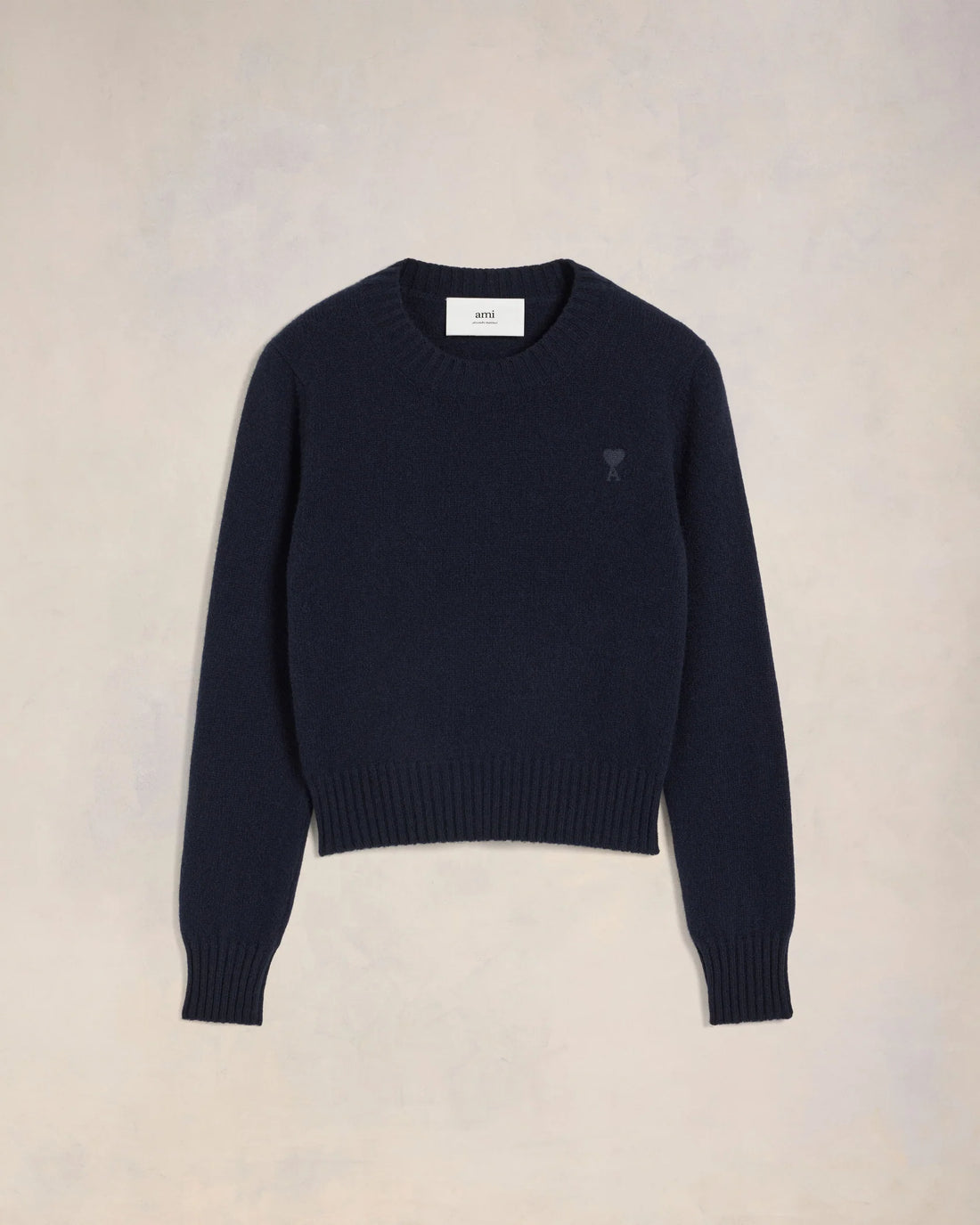 Ami Paris CASHMERE AMI DE COEUR CREW NECK SWEATER