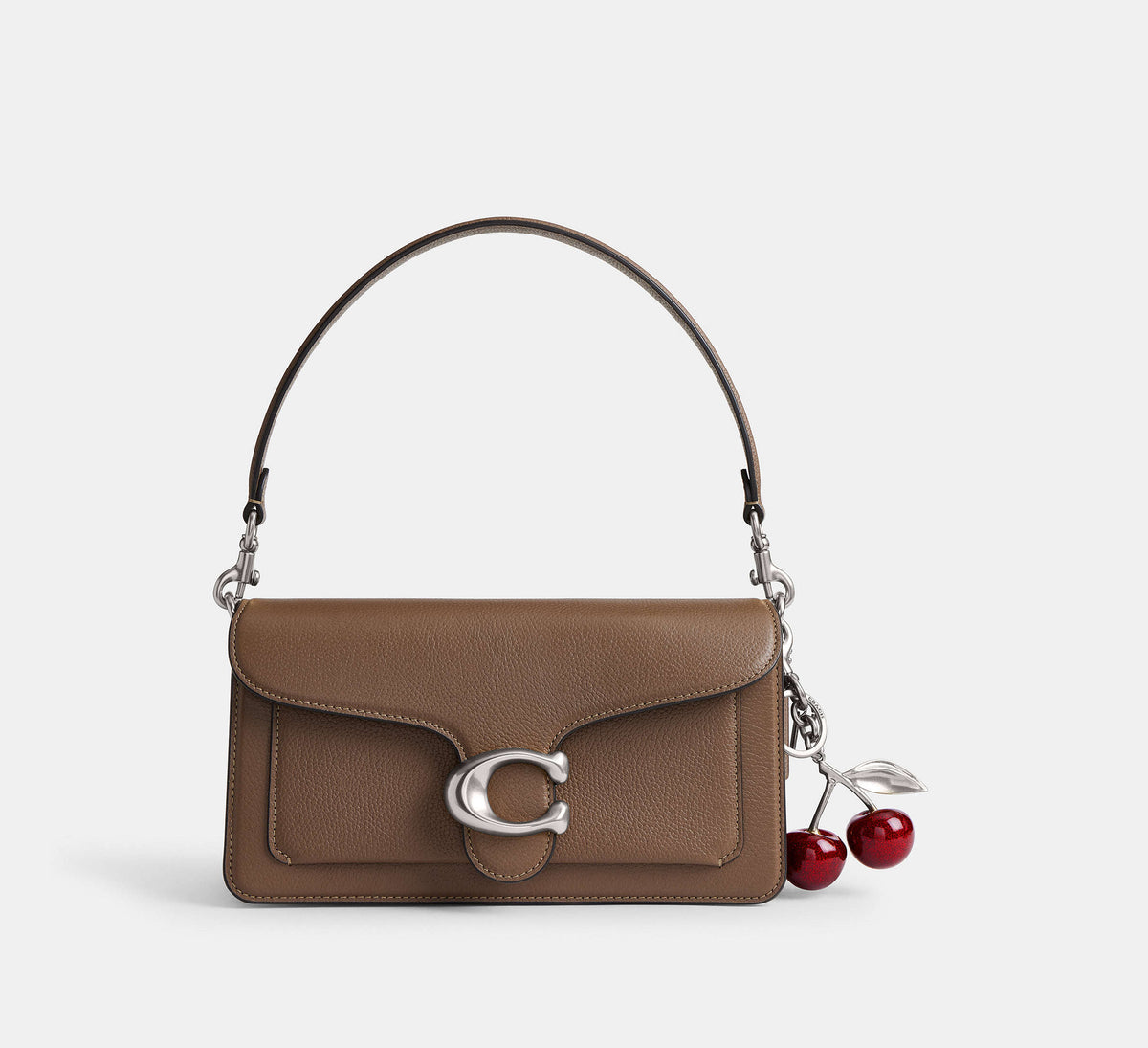 Coach Cherry Bag Charm resin/Silver/Red Apple