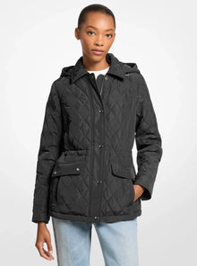 Michael Kors Quilted Jacket-BLACK