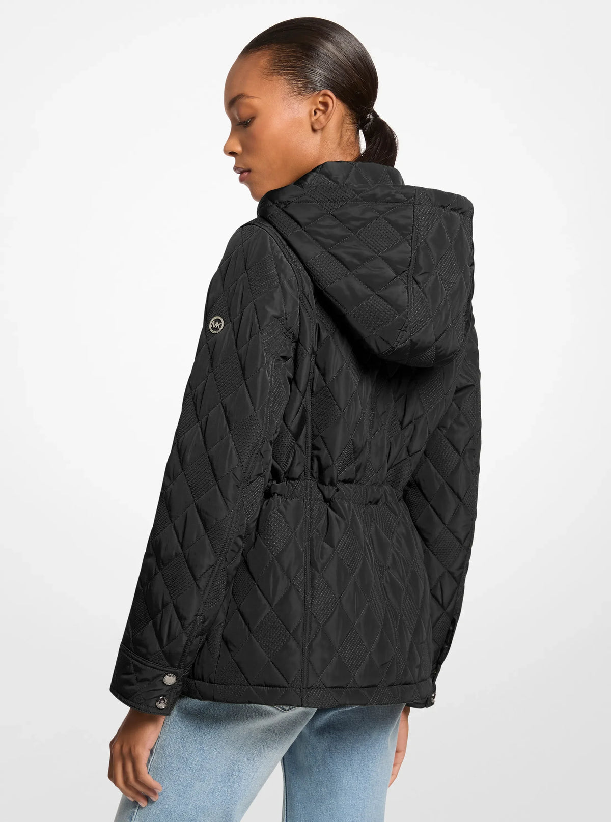 Michael Kors Quilted Jacket-BLACK