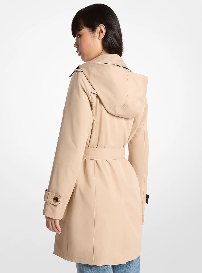 Michael Kors Belted Trench Coat-BUFF