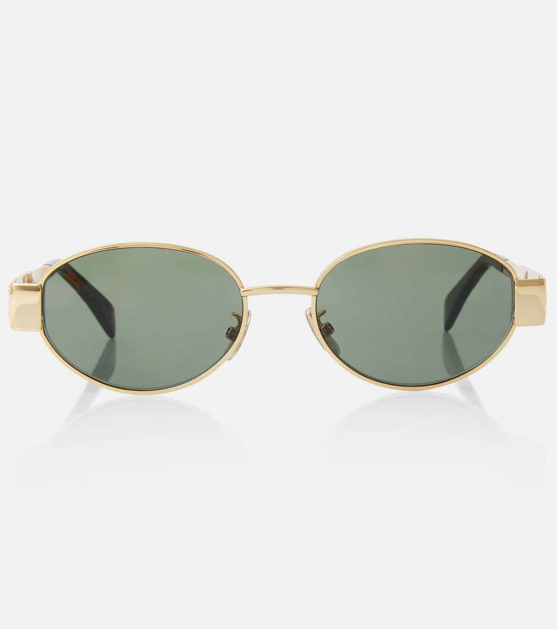 Celine Triomphe Metal 01 oval sunglasses