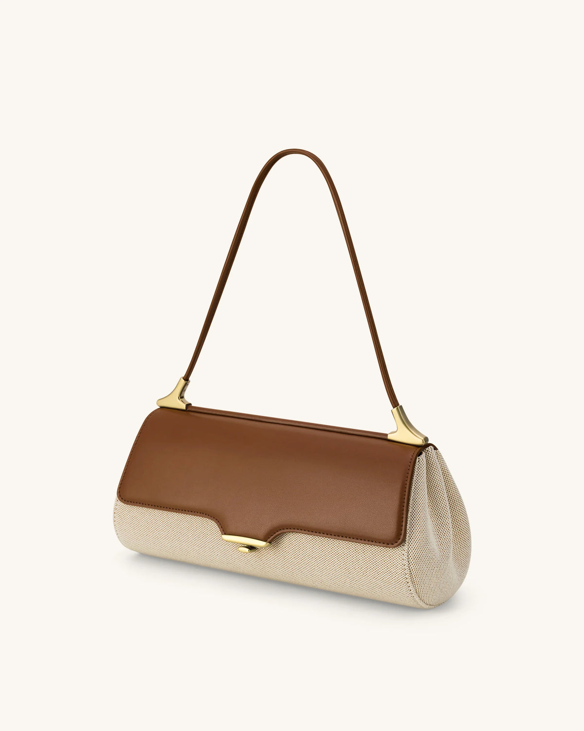 JW PEI Eloise Shoulder Bag - Brown Canvas