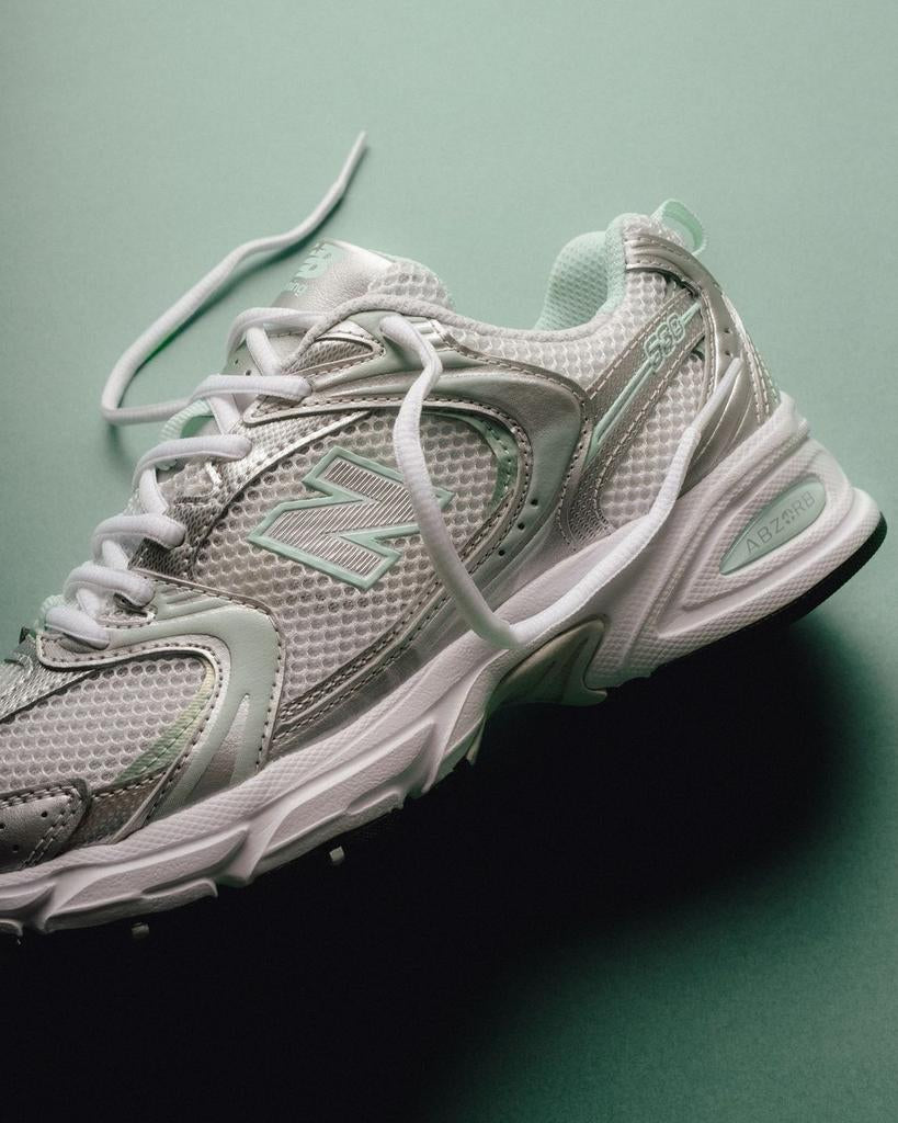 New Balance 530 Sneaker  White with Summer Fog and Cosmic Jade MR530ZEL - HEMEN TESLİMDE