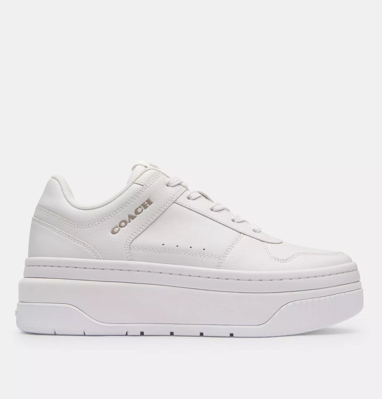 Coach Women's Platform Sneaker -  Optic White