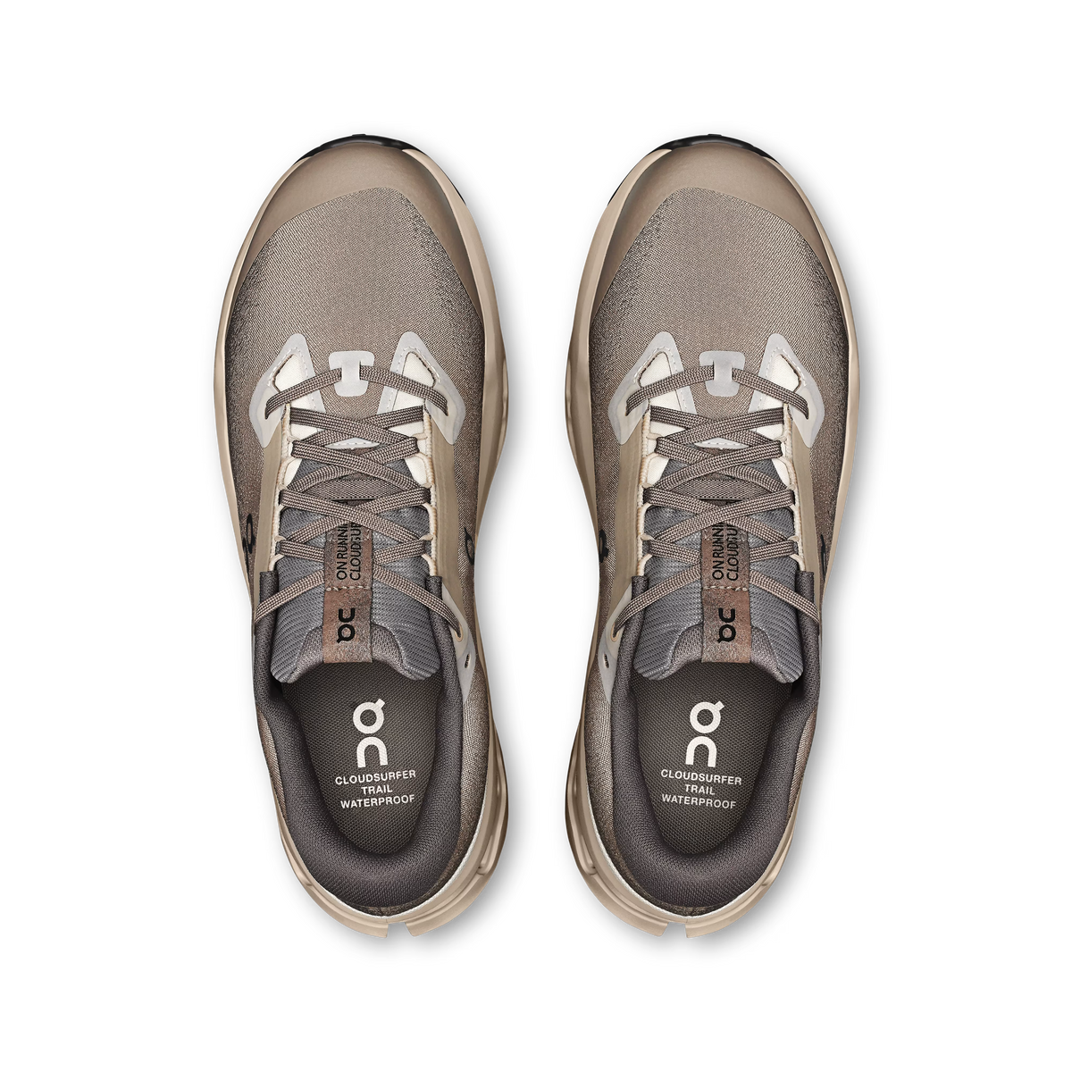 ON Cloud Men Cloudsurfer Trail 2 Waterproof-Cinder | Desert