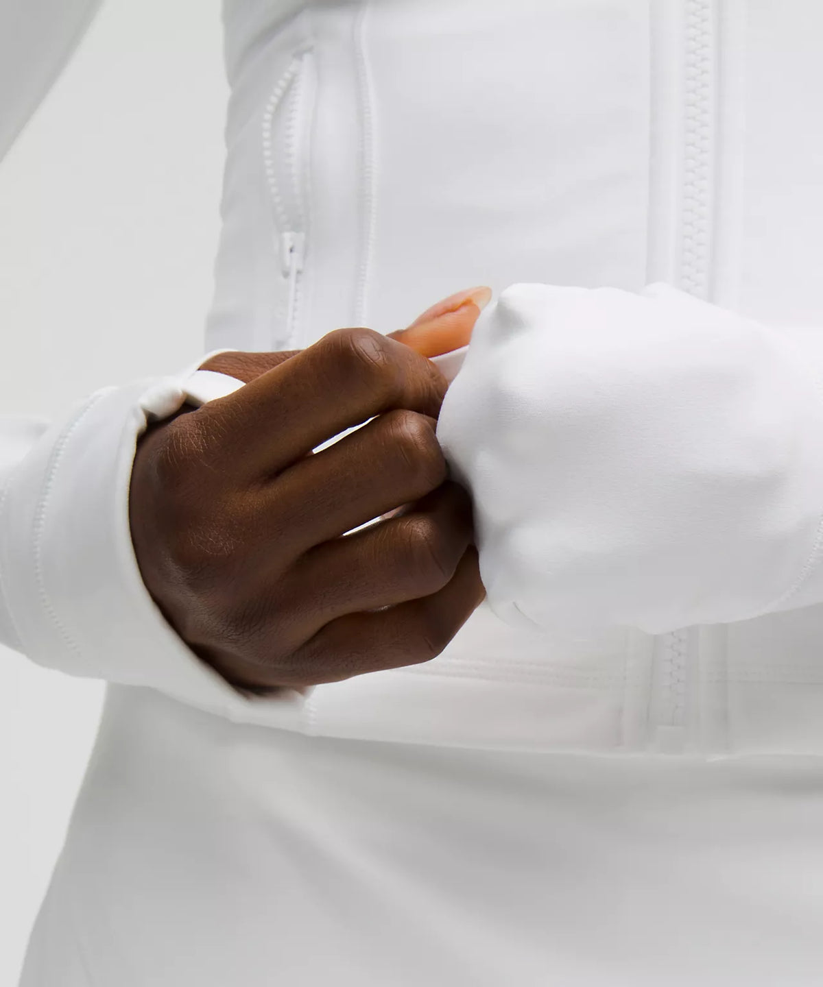Lululemon Define Cropped Jacket Nulu  -   White