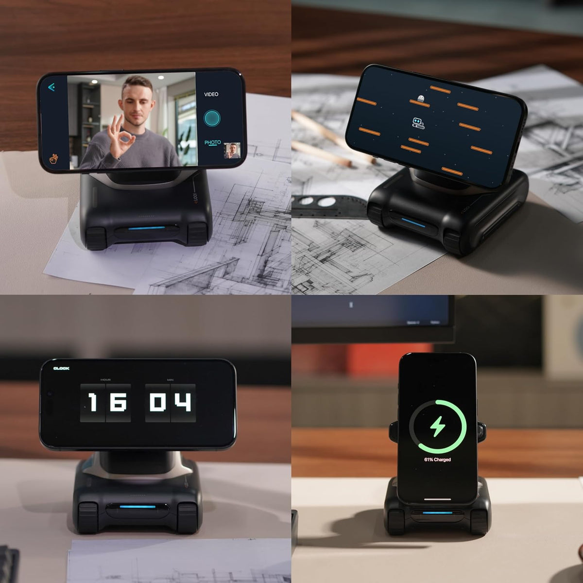 TangibleFuture LOOI Robot – Uzay Siyahı