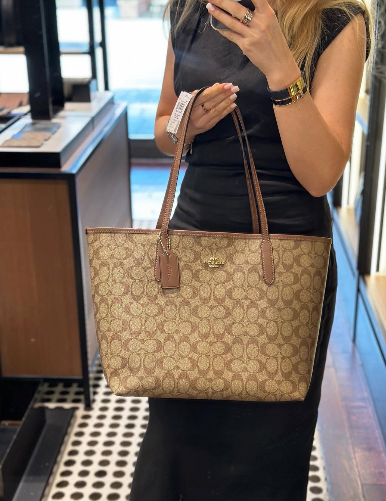 Coach City Tote Kadın Deri Çanta - Hemen Teslimde - HEMEN TESLİMDE