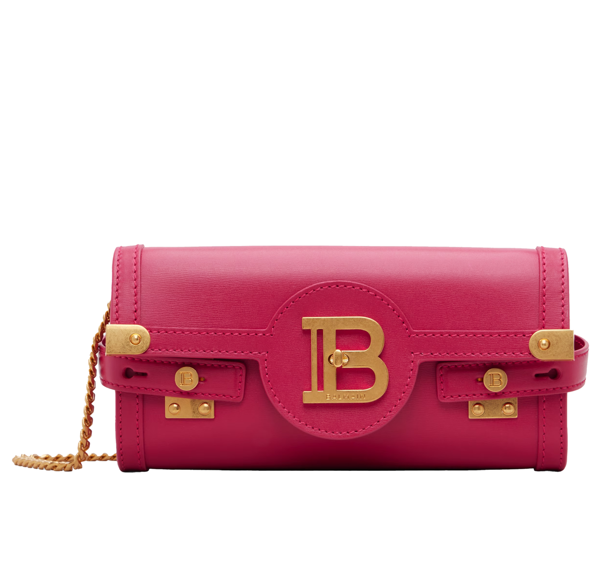 Balmain B-Buzz Pouch 23-Calfskin - Pink