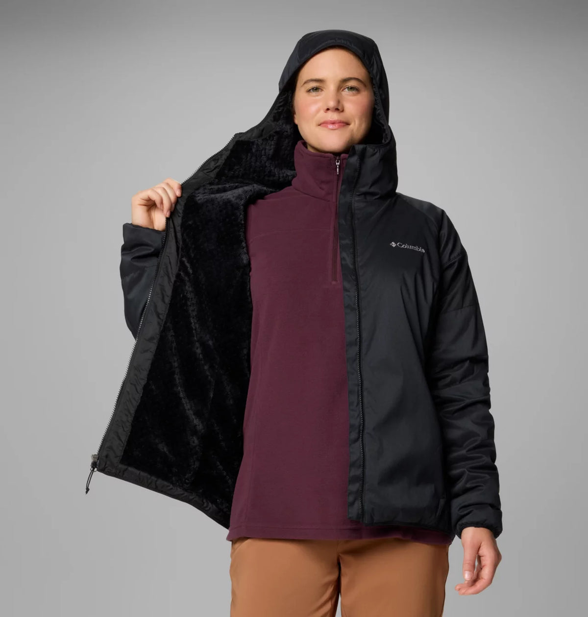 Columbia Women's Kruser Ridge™ III Plush Softshell Jacket -  Black Heather