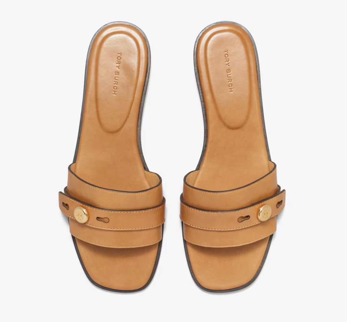 TORY BURCH ROMY SLIDE  - tiramisu