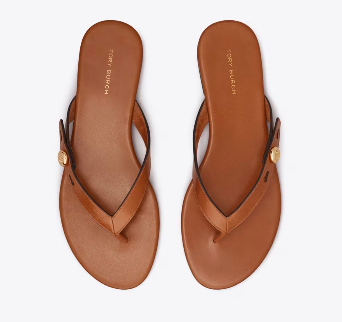 TORY BURCH ROMY FLIP-FLOP  - classic cuoio