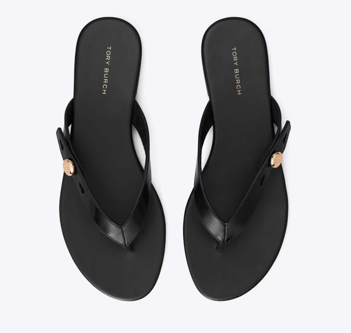 TORY BURCH ROMY FLIP-FLOP  - perfect black