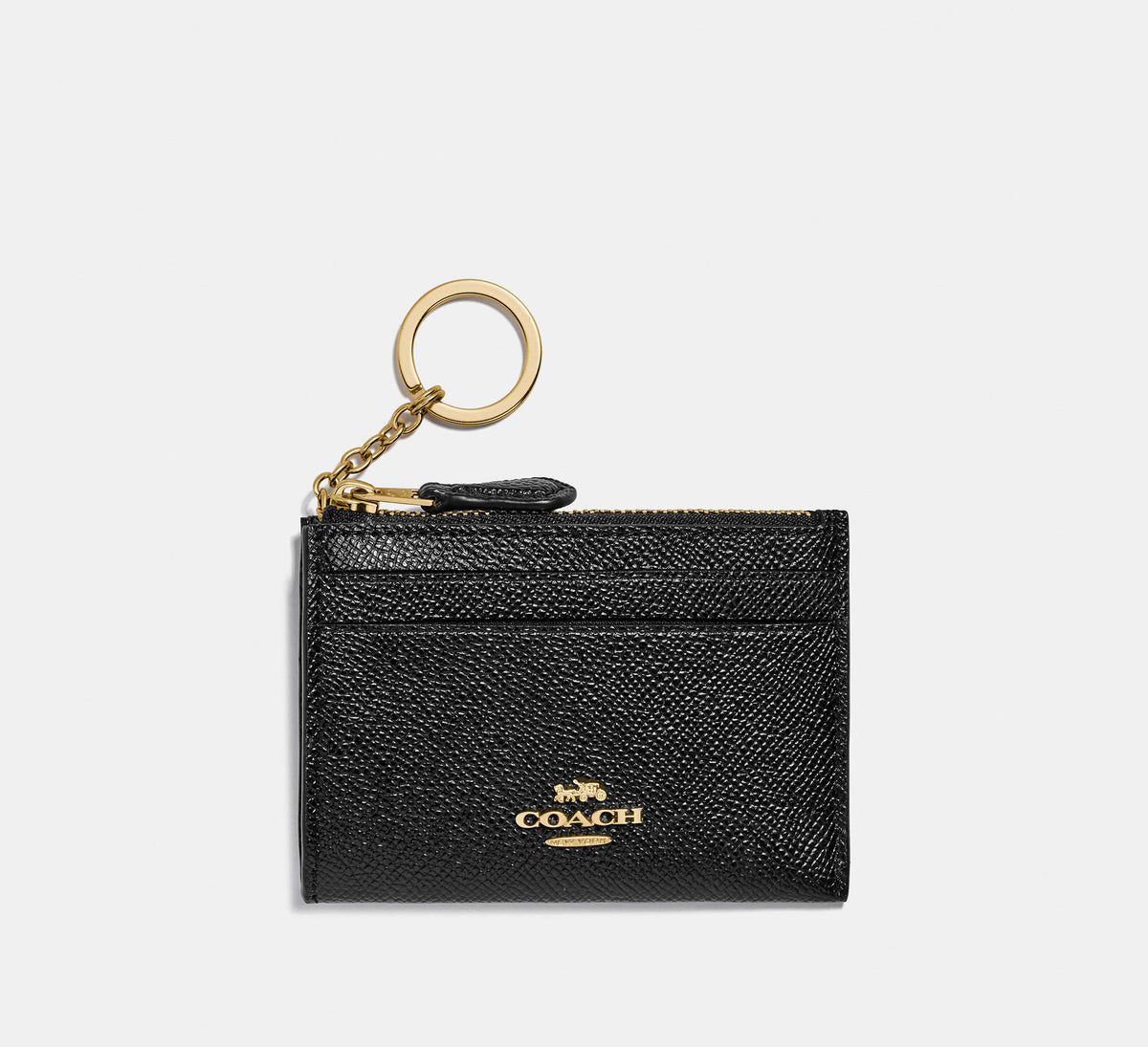 Coach Mini Skinny Id Case - Gold/ Black