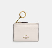 Coach Mini Skinny Id Case - Gold/Chalk