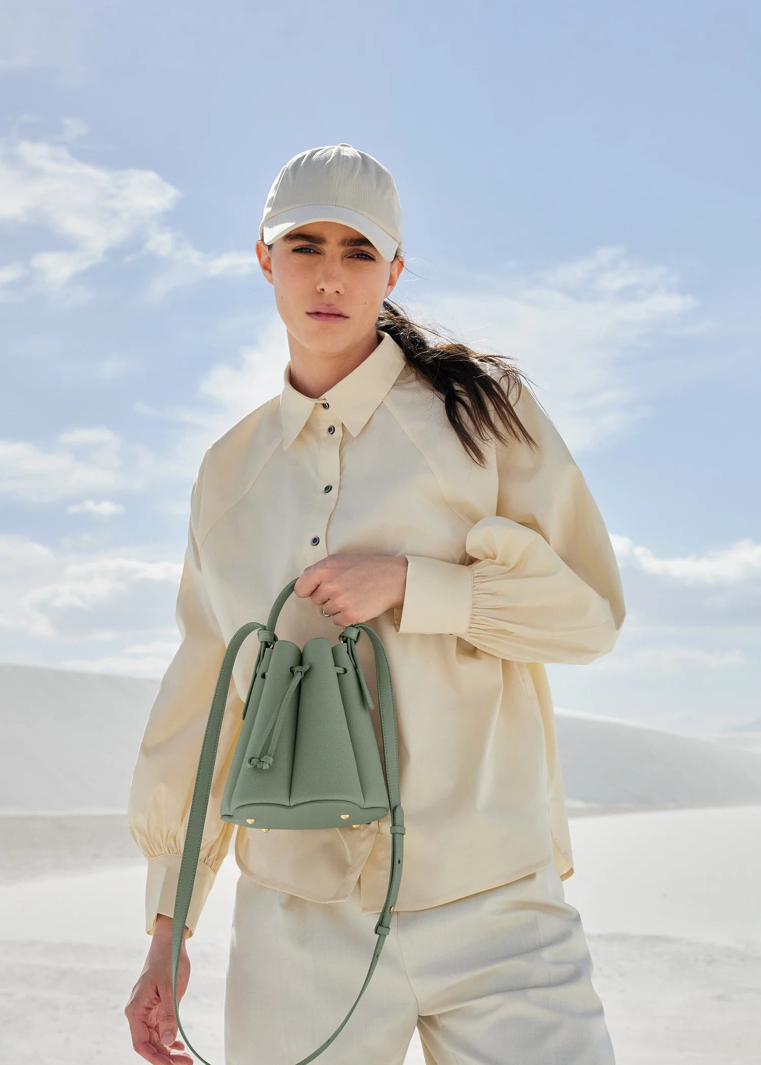 Polène Numéro Huit Mini Bag - Sage