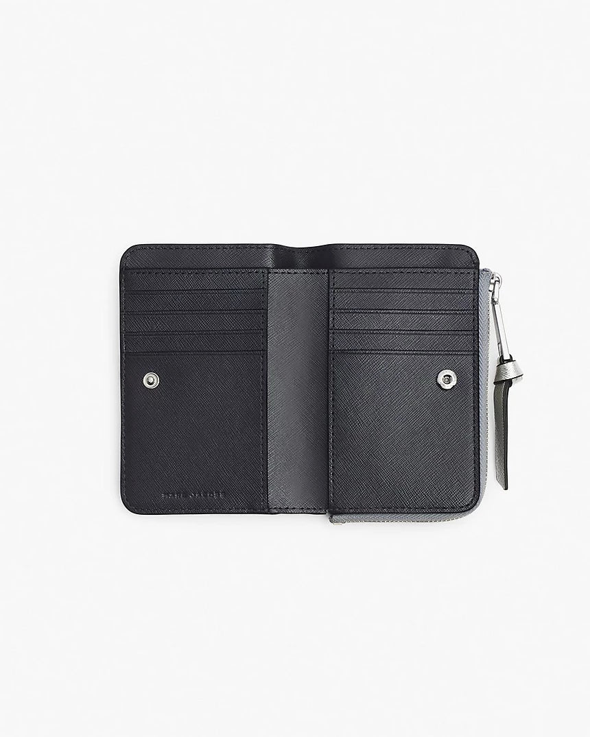 Marc Jacobs The Utility Snapshot Slim Bifold Wallet Wolf Grey Multi Deri Cüzdan