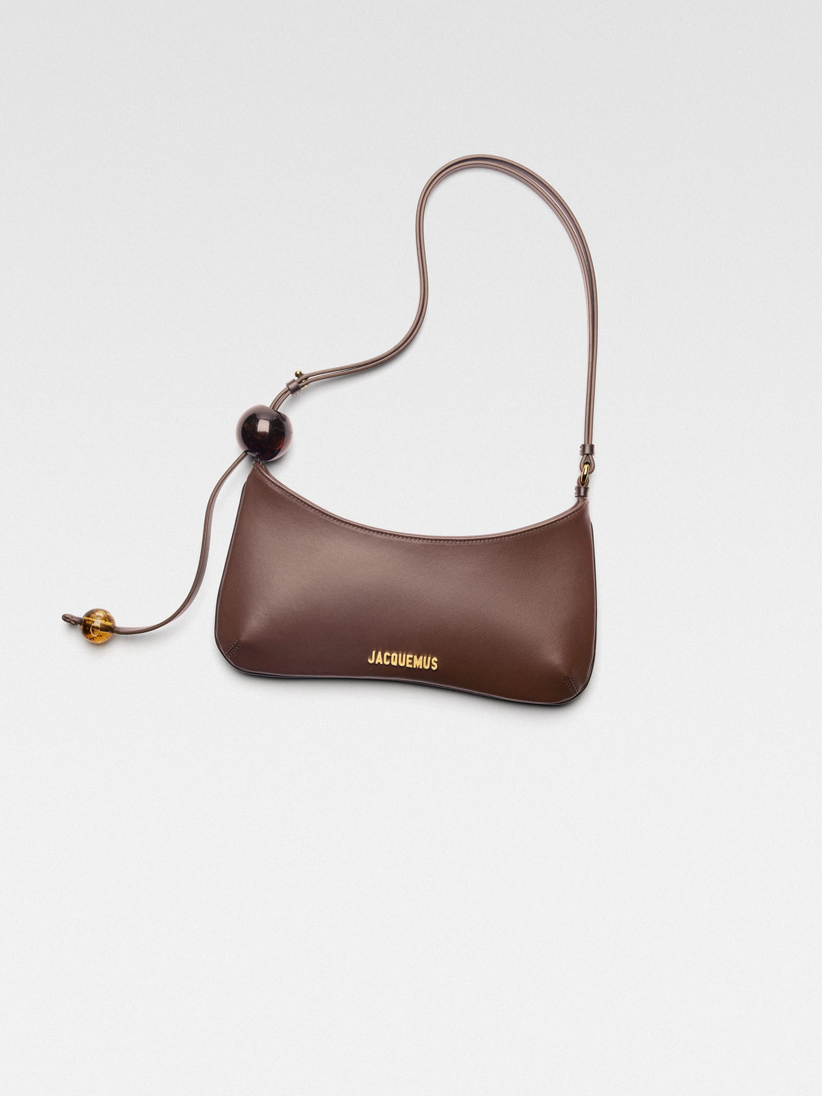 Jacquemus The Bisou Perle - Medium Brown