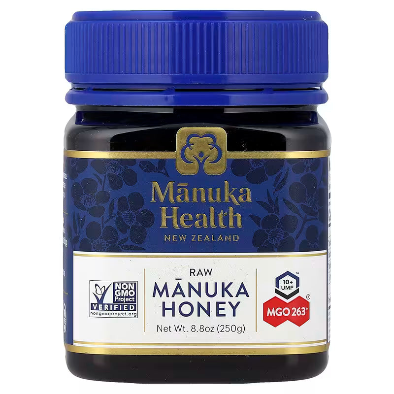Manuka Health, Raw Manuka Honey, UMF 10+, MGO 263+, 17.6 oz (250 g)