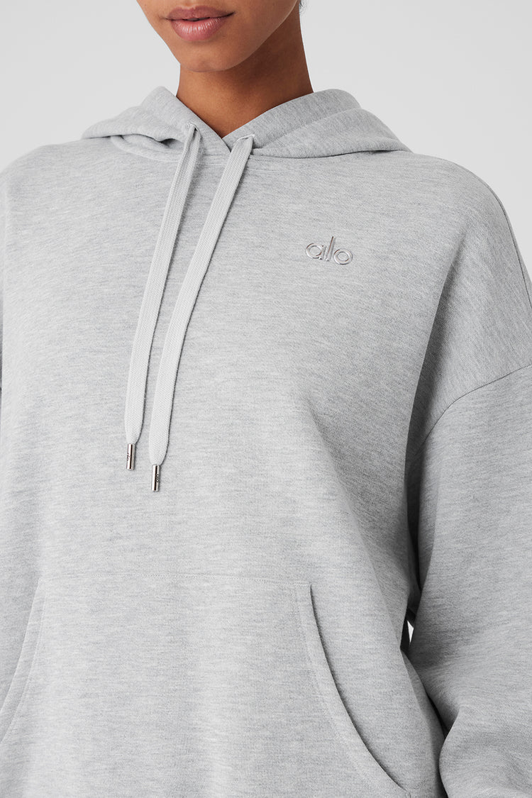 Alo Yoga Women's Accolade Hoodie - Athletic Heather Grey